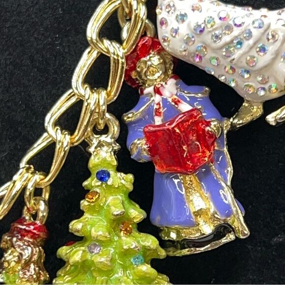 Kirks Folly A Christmas Carol Charm Bracelet Charles Dickens Classic - Picture 12 of 16